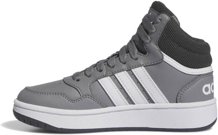 adidas Sportswear Hoops Mid 3.0 sneakers grijs wit