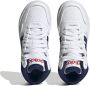 Adidas Sportswear Hoops Mid 3.0 sneakers wit blauw rood Imitatieleer 37 1 3 - Thumbnail 1