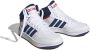 Adidas Sportswear Hoops Mid 3.0 sneakers wit blauw rood Imitatieleer 37 1 3 - Thumbnail 5