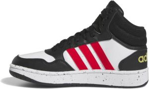 Adidas Sportswear Hoops Mid 3.0 sneakers wit rood zwart