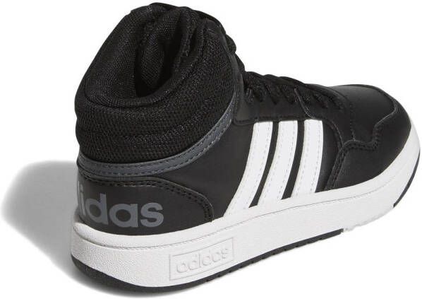 adidas Sportswear Hoops Mid 3.0 sneakers zwart wit