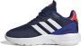 Adidas Sportswear Nebzed Lifestyle Running Schoenen met Elastische Veters en Klittenband Kinderen Blauw - Thumbnail 4
