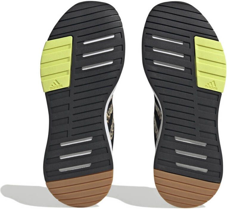 adidas Sportswear Racer TR23 sneakers zwart camel limegroen