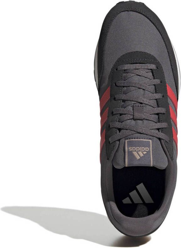 adidas Sportswear Run 60s 3.0 sneakers grijs rood antraciet