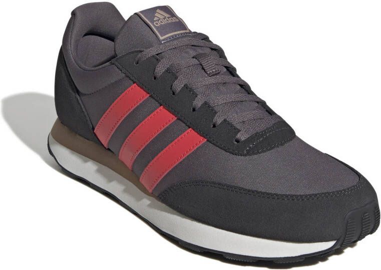 adidas Sportswear Run 60s 3.0 sneakers grijs rood antraciet