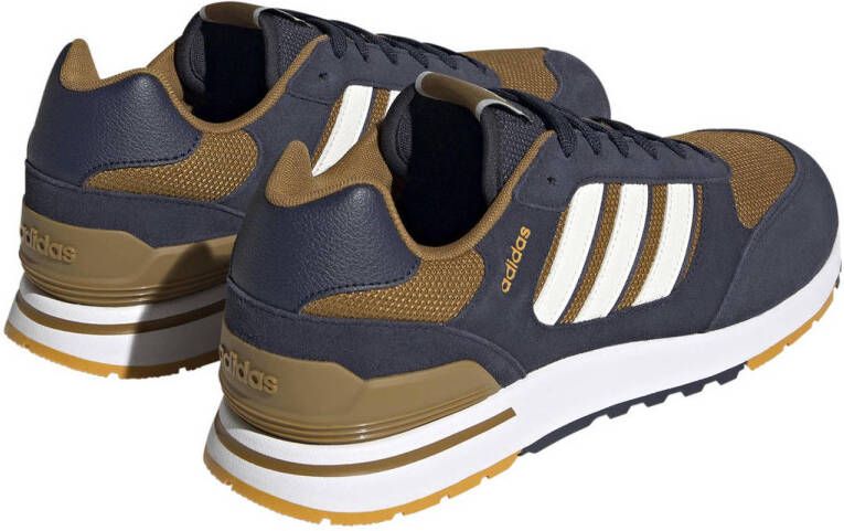 adidas Sportswear Run 80s sneakers bruin donkerblauw