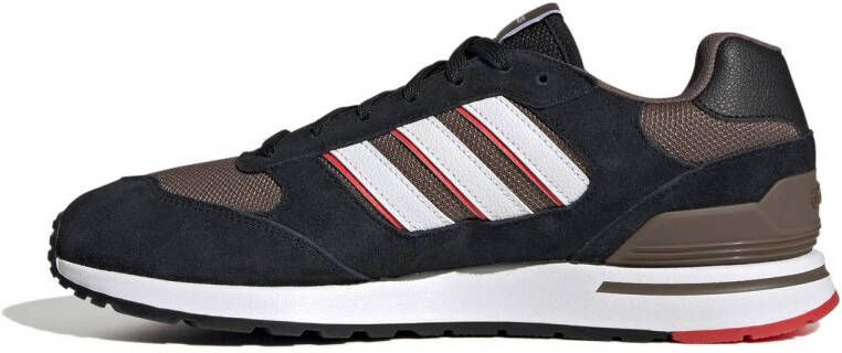 adidas Sportswear Run 80s sneakers zand zwart wit rood