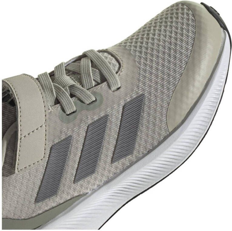 adidas Sportswear Runfalcon 3.0 hardloopschoenen grijsgroen beige wit