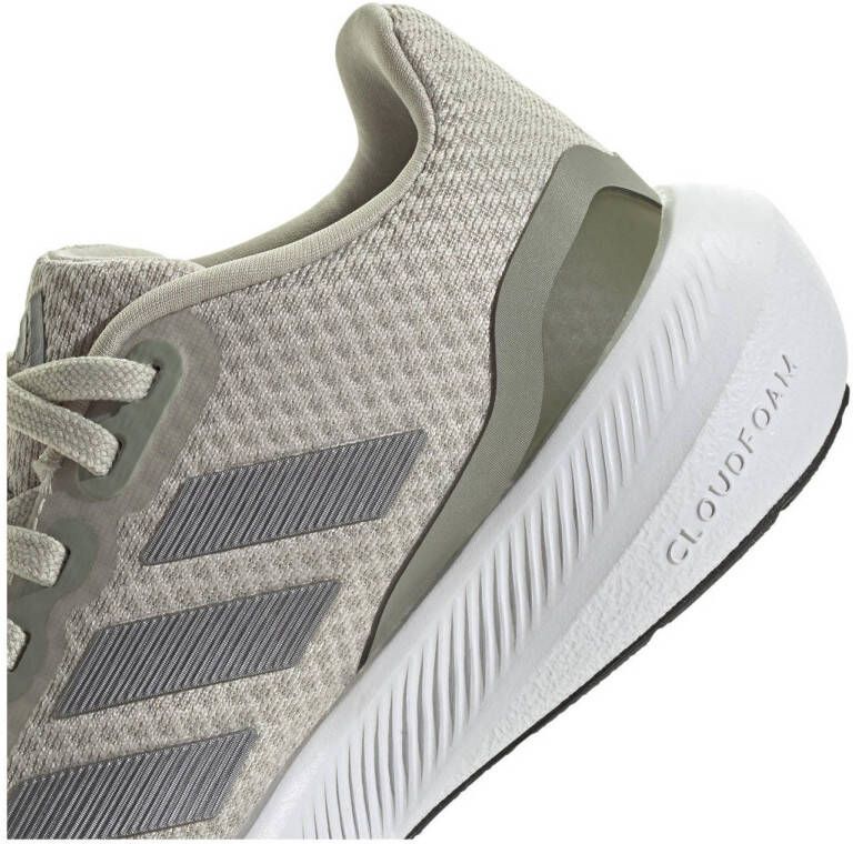 adidas Sportswear Runfalcon 3.0 sneakers grijsgroen beige wit