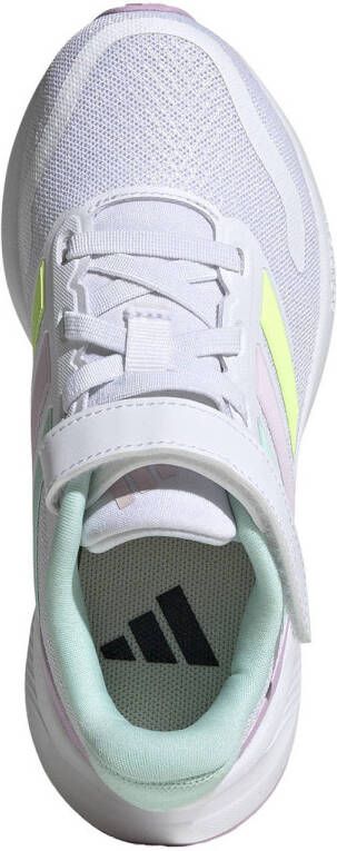 adidas Sportswear Runfalcon 5 sneakers wit roze mintgroen