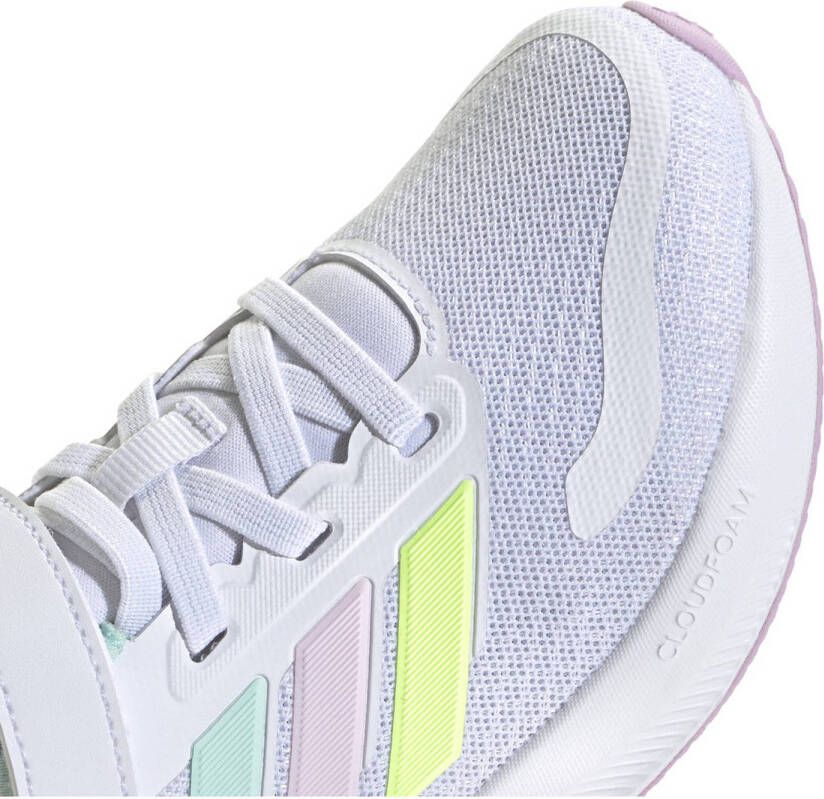 adidas Sportswear Runfalcon 5 sneakers wit roze mintgroen