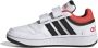 Adidas Sportswear Hoops sneakers wit zwart rood Imitatieleer 28 - Thumbnail 5