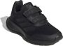 Adidas Sportswear Tensaur Run 2.0 sneakers zwart antraciet Jongens Meisjes Mesh 38 2 3 - Thumbnail 4