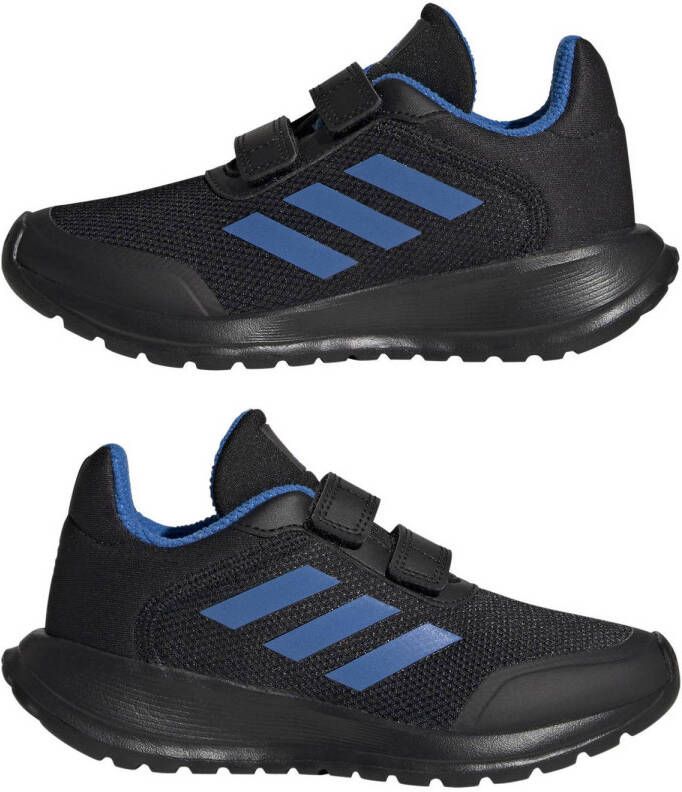 Adidas Sportswear Tensaur Run 2.0 sneakers zwart kobaltblauw Mesh 37 1 3