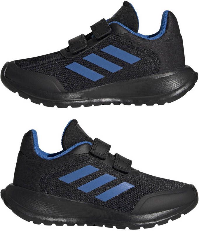 Adidas Sportswear Tensaur Run 2.0 sneakers zwart kobaltblauw Mesh 38 2 3