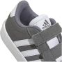 Adidas Sportswear VL Court 3.0 sneakers donkergrijs wit Suede 26 - Thumbnail 3