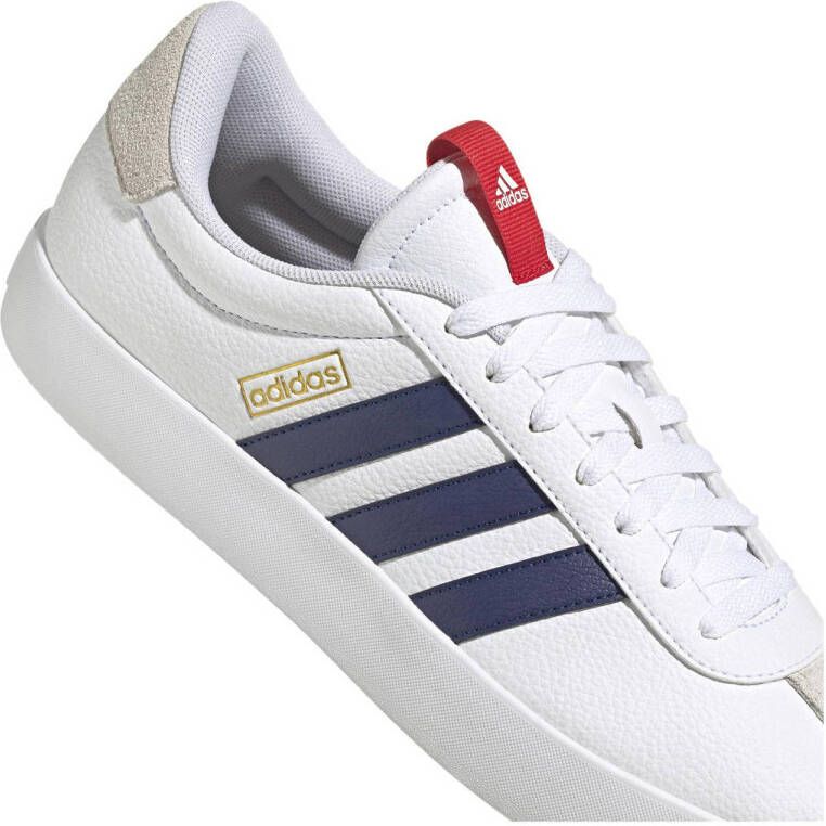 adidas Sportswear VL Court 3.0 sneakers wit donkerblauw beige