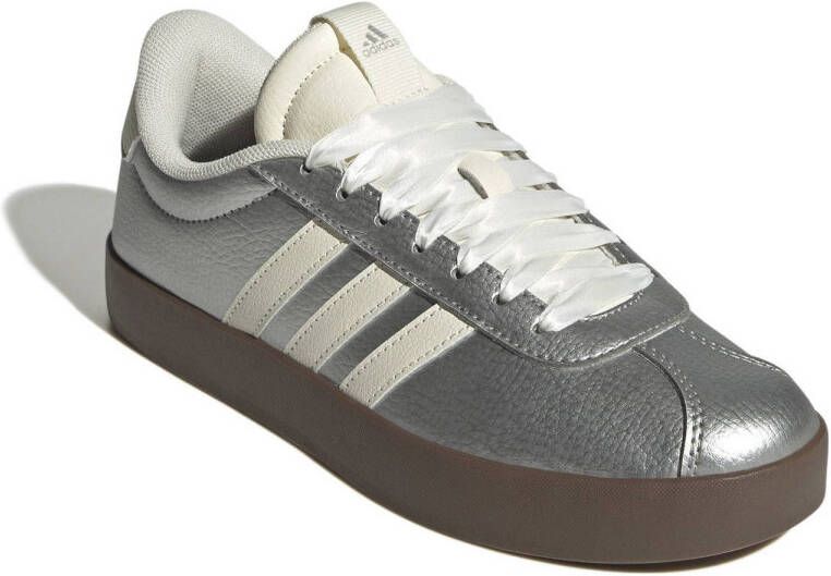 adidas Sportswear VL Court 3.0 sneakers zilverkleur ecru