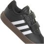 Adidas Sportswear VL Court 3.0 sneakers zwart wit Suede 22 - Thumbnail 4
