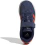 Adidas Sportswear VL Court sneakers donkerblauw oranje - Thumbnail 4
