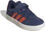 Adidas Sportswear VL Court sneakers donkerblauw oranje - Thumbnail 5