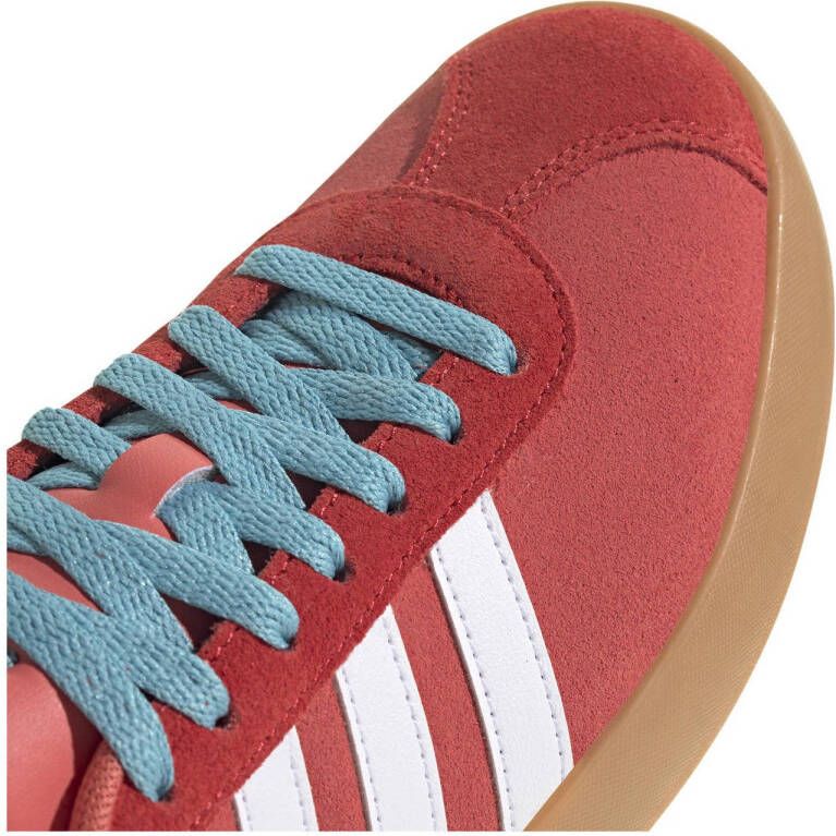 adidas Sportswear VL Court 3.0 sneakers oranjerood lichtblauw wit