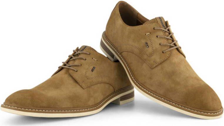 AM SHOE veterschoenen camel