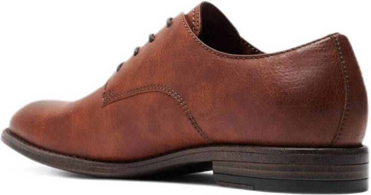 AM SHOE veterschoenen cognac