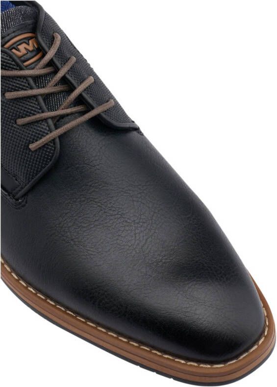 AM SHOE veterschoenen zwart