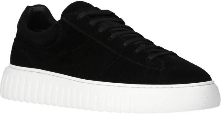 Antony Morato Brunt suède sneakers zwart