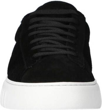 Antony Morato Brunt suède sneakers zwart
