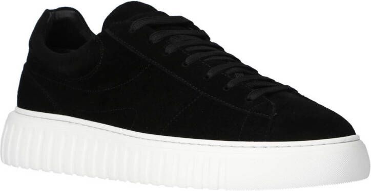 Antony Morato Brunt suède sneakers zwart