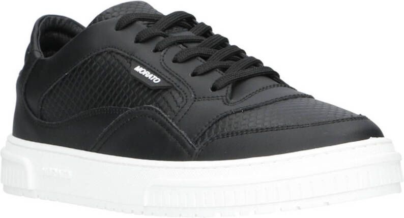 Antony Morato Connie animal leren sneakers zwart
