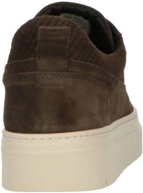 Antony Morato Flint animal suède sneakers bruin