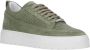 Antony Morato Groene Suède Lage Sneakers Mmfw01664 Green Heren - Thumbnail 3