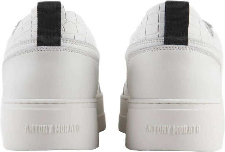 Antony Morato Flint leren sneakers wit