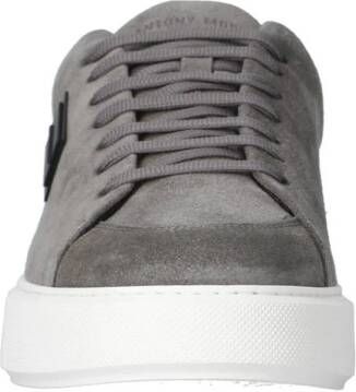 Antony Morato Metal Dixon suède sneakers grijs