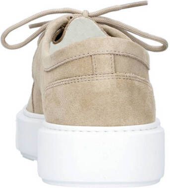 Antony Morato Nicholas leren veterschoenen beige
