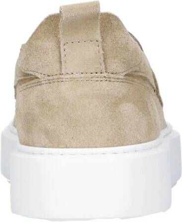 Antony Morato suède loafers beige