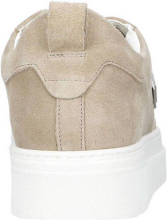 Antony Morato suède sneakers beige