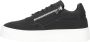 Antony Morato Zipper Gosh sneakers Zwart Nubuck Lage sneakers Heren - Thumbnail 4