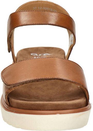 Ara Bilbao leren sandalen cognac