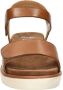 Ara Bilbao leren sandalen cognac - Thumbnail 3