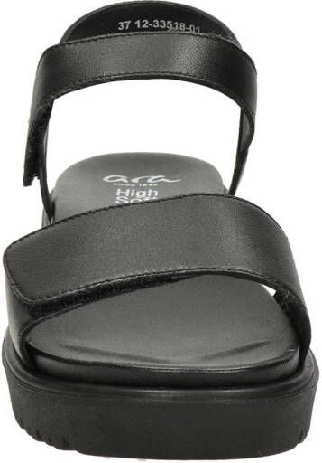 Ara Bilbao leren sandalen zwart