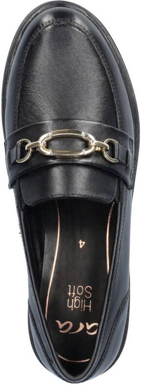 Ara Cambridge leren loafers zwart