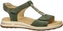 Ara Osaka suède sandalen groen - Thumbnail 2