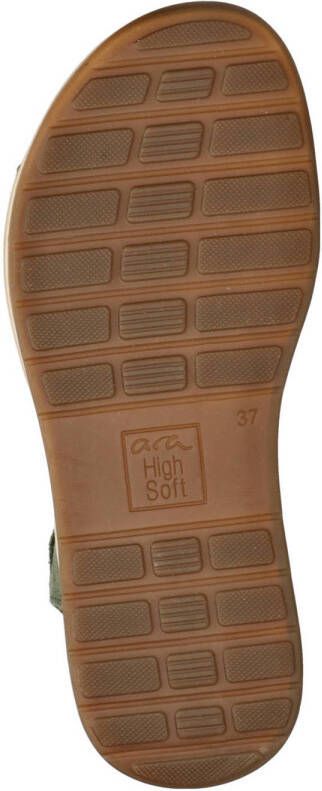 Ara Osaka suède sandalen groen