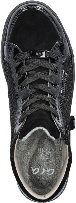 Ara Rome Hightop lakleren sneakers zwart