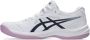 ASICS Court Slide 4 tennisschoenen wit donkerblauw - Thumbnail 4