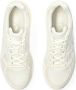 ASICS Tijger Gestreepte Mesh Sneakers Beige - Thumbnail 7